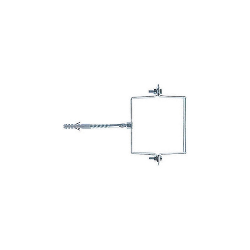 Collare Fischer In Acciaio Zincati Quadri Scp Q - 80 X 80 213-SCPQ-080