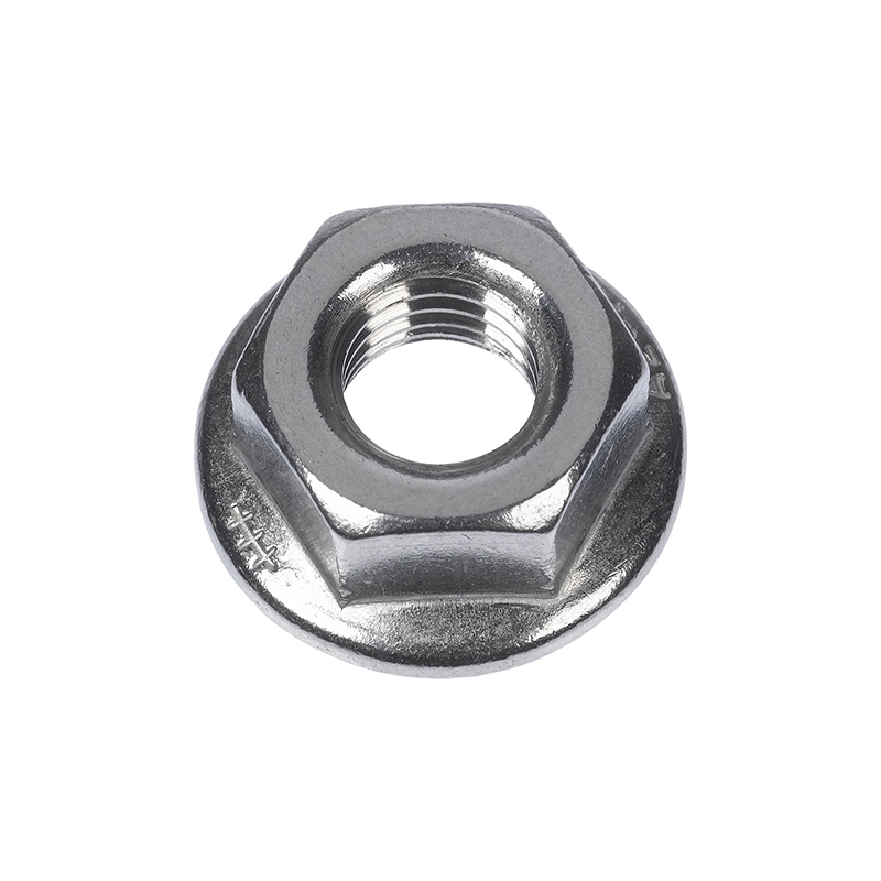 100 Pz Dadi Esagonali Flangiati Mu F In Acciaio - M8 Chiave 13 Mm 213-SOMU-08