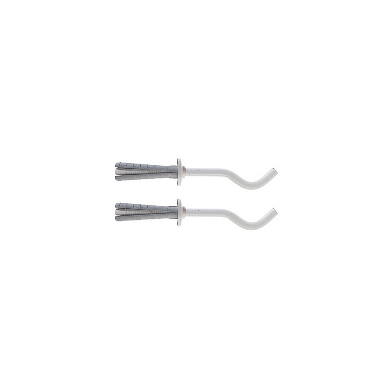 2 Pz Mensole Per Radiatori In Ghisa Tf 7 Fischer - 100 Bianca 213-TF7-100B