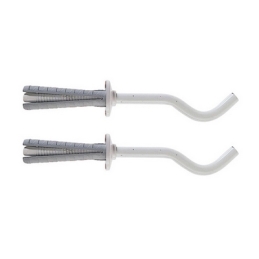 2 Pz Mensole Per Radiatori In Ghisa Tf 7 Fischer - 125 Bianca 213-TF7-125B