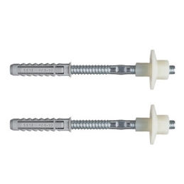 2 Pz Elementi Di Fissaggio Fischer Per Lavabi Semi-incasso Wd - 120 213-WD-120