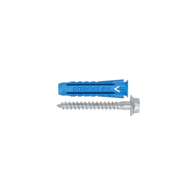 Tassello Universale In Nylon Con Vite Ter Legno E Rondella - 8 X 40 214-5202-08