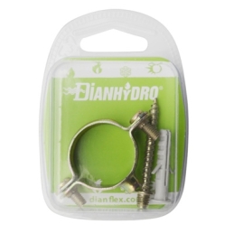 + Collari Leggeri Con Tassello E Vite Blister - Pz.2 Diam. 22 - 1/2" 214-810Y-22
