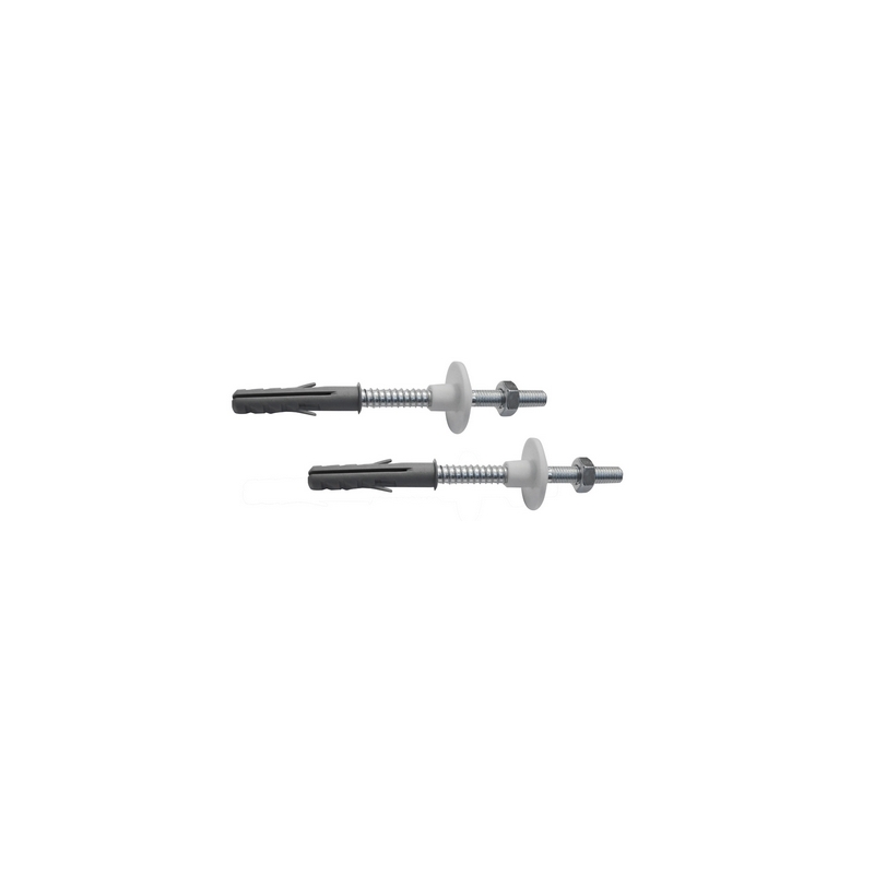 2 Pz Fissaggi Per Lavabo Con Dado In Acciaio - M10 X 120mm 214-F102-1012
