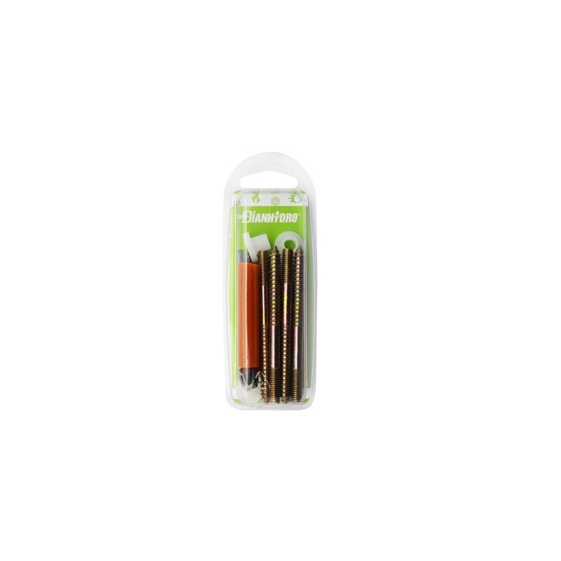 4 Pz Fissaggi Per Wc E Bidet Con Tassello Arancio Blister - Mm 6x80 214-F103Y-80