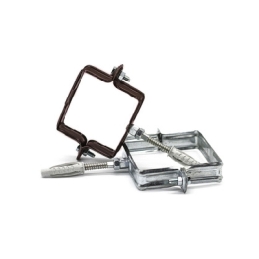 Collare Pluviale Quadro - Diam. 100x100 Mm - Zincato 214-F209-100Z