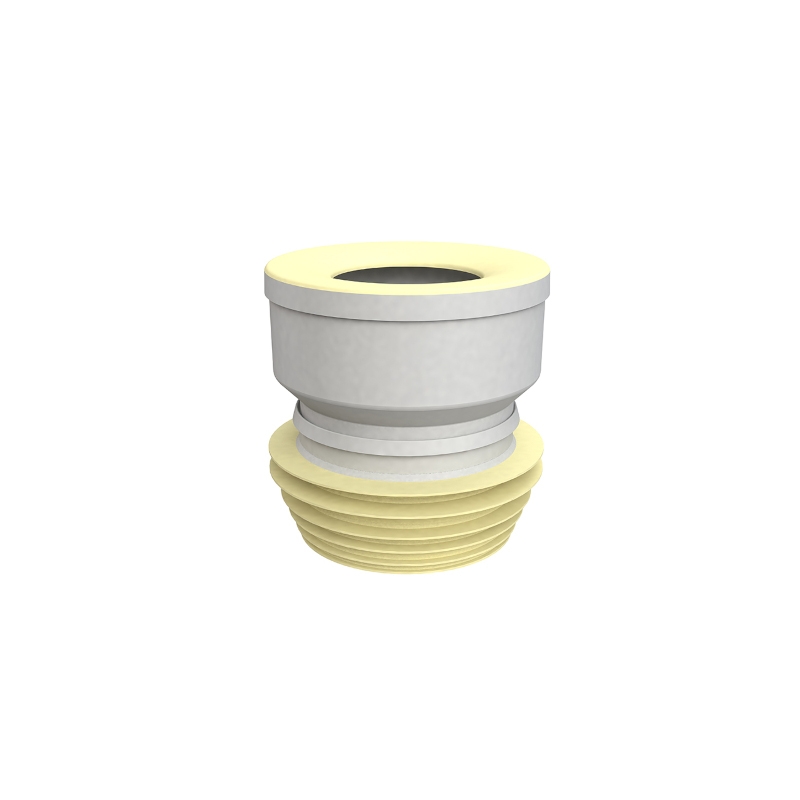 "Tall" Manicotto Wc Diritto In Bi-componente "Bonomini" 371-B8423HL