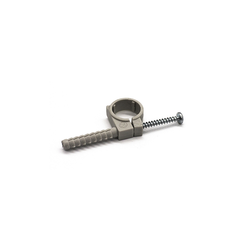 10 Pz Collari Singoli In Nylon Con Vite - Mm 18 214-FCNS-18