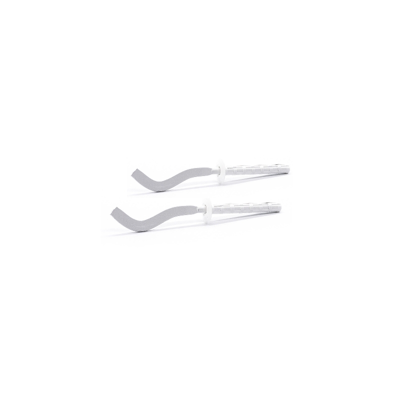 2 Pz Mensole Filettate Piatte Schiacciate Per Radiatori In Alluminio - 7 X 190 Mm 214-FM7S-190