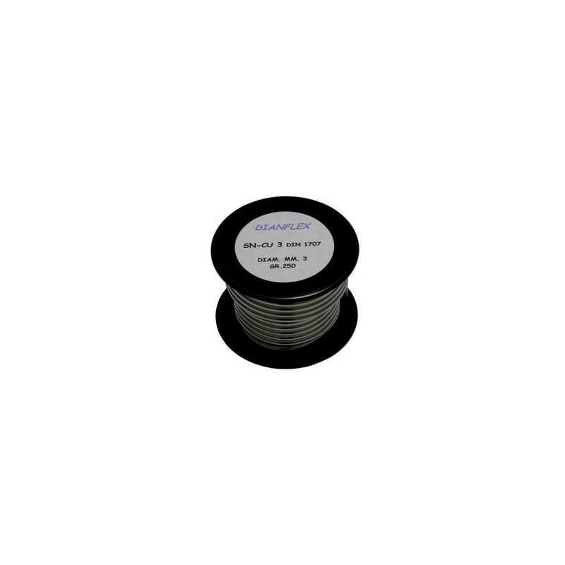 Lega Saldante Stagno Rame In Rotolo L-sn Cu 3 - Din 1707 - Gr. 250 316-4933