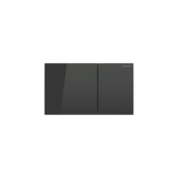 Placca Di Copertura 2 Tasti Sigma 70 2023 Geberit - Vetro Nero 132-G115622-SJ1