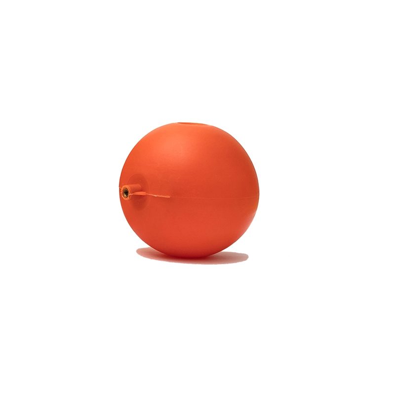 Sfera In Plastica Tonda Arancio Per Aste Tonde - Diam. 120 134-0521-120