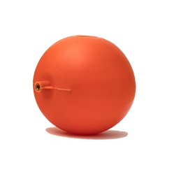 Sfera In Plastica Tonda Arancio Per Aste Tonde - Diam. 150 134-0521-150