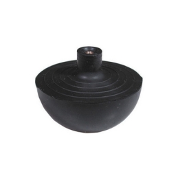 Sfera In Gomma Con Nottolino In Ottone Incorporato - Diam. Est. Mm. 69,5 200-209