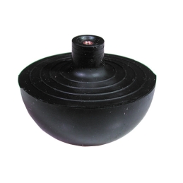Sfera In Gomma Con Nottolino In Ottone Incorporato - Diam. Est. Mm. 69,5 200-209