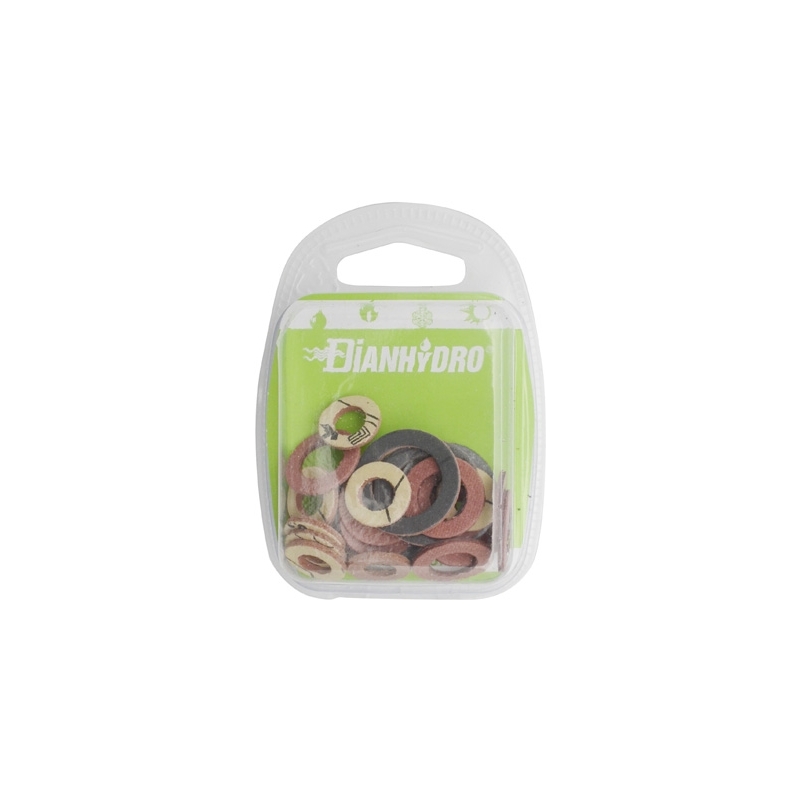 Guarnizioni Per Sanitari "klinger" Rosse Mm2 Blister - Pz.10x(3/8 - 1/2) + 5pz X(3/4) 200-M1025YK-C01