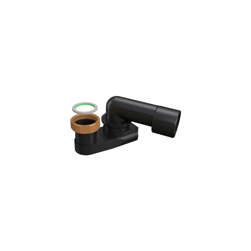 Sifone Ribassato Orientabile Per Colonne Vasca Scar. 40-50 A Saldare - 1" 1/2 382-754-08