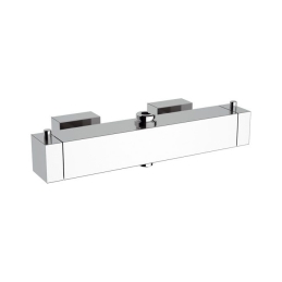 Miscelatore Termostatico Quadro Doppia Uscita - Cromo 243-M274