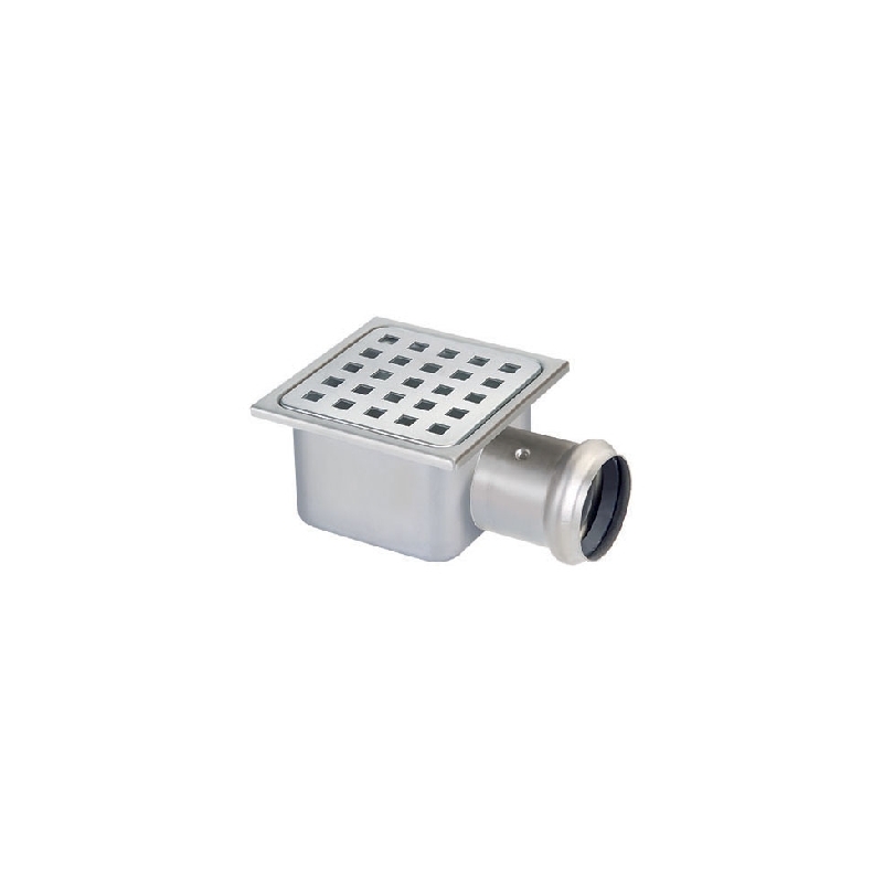 Piletta In Acciaio Inox - 150x150 H. 62 Mm 380-570-15062
