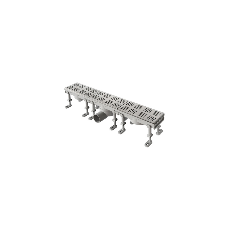 Canale Sifonato Con Griglia Inox 1 Chiusino - Mm Lungh. 600 X Largh. 100 380-581-060