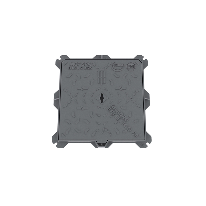 Chiusino In Ghisa B125 - Cm 60 X 60 380-5891-60