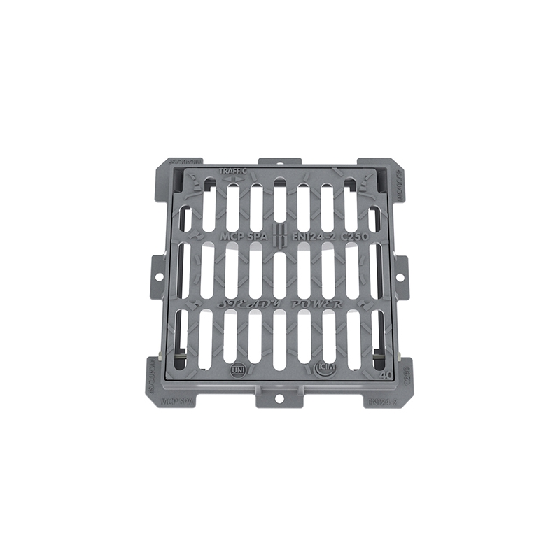 Caditoia Piana In Ghisa C250 - Cm 50 X 50 380-5894-50