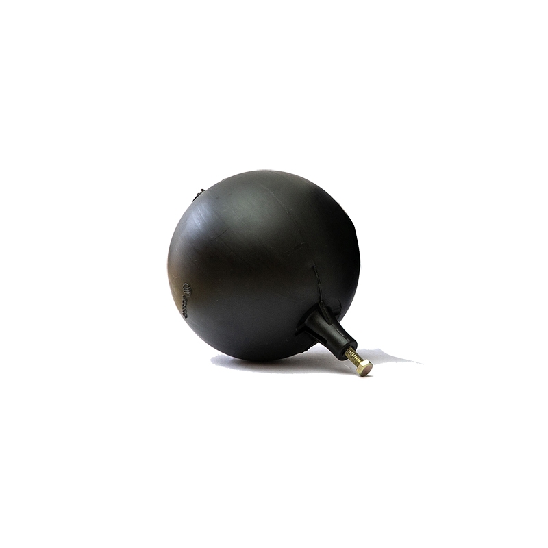 Sfera In Plastica Tonda Nera Per Aste Piatte - Diam. 180 134-0511-180