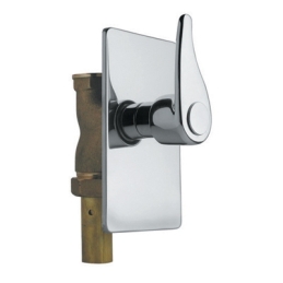Passo Rapido Per Wc Con Piastra Quadra - 3/4" 243-C12-05