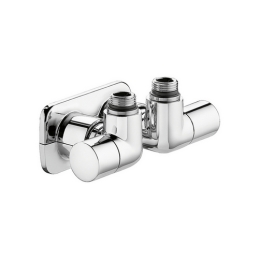 Valvola Termostatizzabile Detentore A Doppia Squadra Versione Dx - 1/2" 23 P.1,5 Nero 323-4003-13