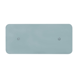 Placca Inox Per Cassetta Fusion Pneu - Inox 133-R1061P