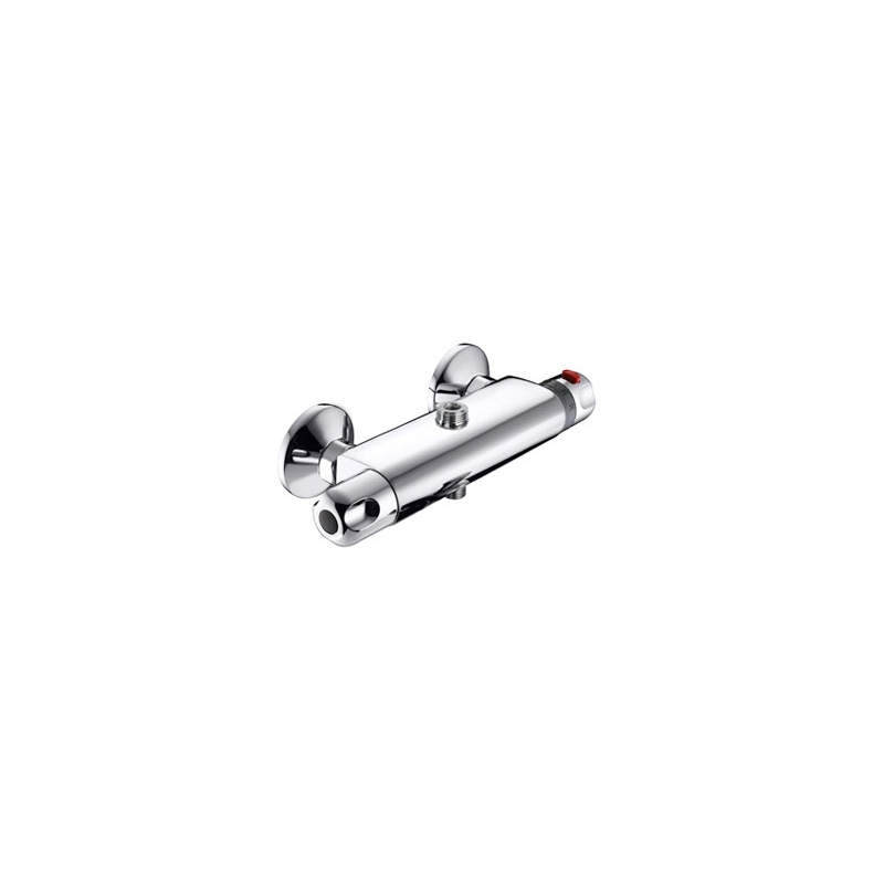 Miscelatore Termostatico Doccia Esterno 2 Uscite Con Deviatore - Cromo 243-E612