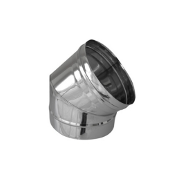 Curva In Acciaio 316l A 45° Per Canne Fumarie - Diam. 50 412-562-050