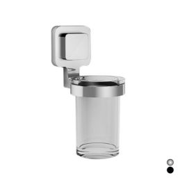 Porta Bicchiere Serie Kara - Nero Cm 7,6 X H.17,8 X 12 121-LR002-NE