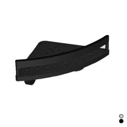 Angolare Doccia Con Barriera Katay - Nero Cm 27,7 X H.9,5 X 15,6 121-LT005-NE