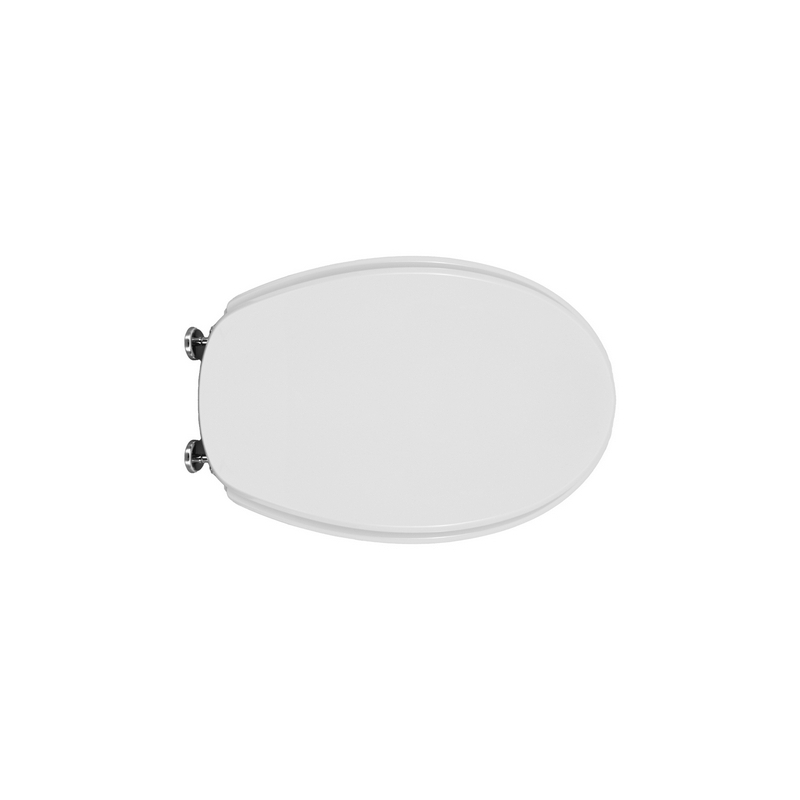 Sedile Wc Per Tenax Vaso Ariete Forma 1 - Bianco - Cerniere A Passanti 111-22TAR-33