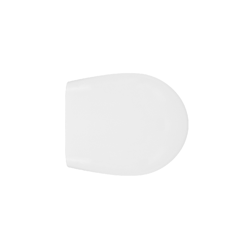Sedile Wc In Termoindurente Per Globo Bowl +55 Forma 6 - Bianco - Soft Close 111-2330-S