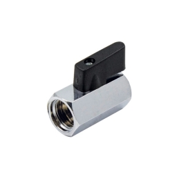 Valvola Minisfera Small Ff Con Levetta Nera - 1/2 354-1073-04