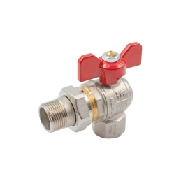Valvola A Sfera Passaggio Totale Mf Squadra Per Collettore - 1" Farfalla Blu 354-1096-06B