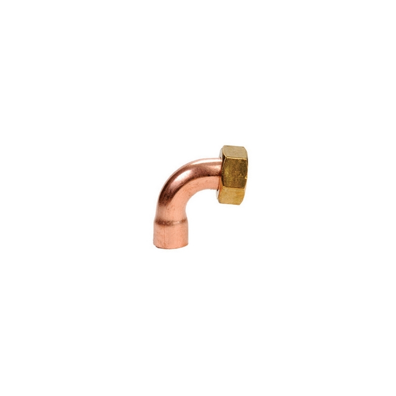Curva Rame 90° Con Dado Girevole - 1/2 X 12 315-002G-0412