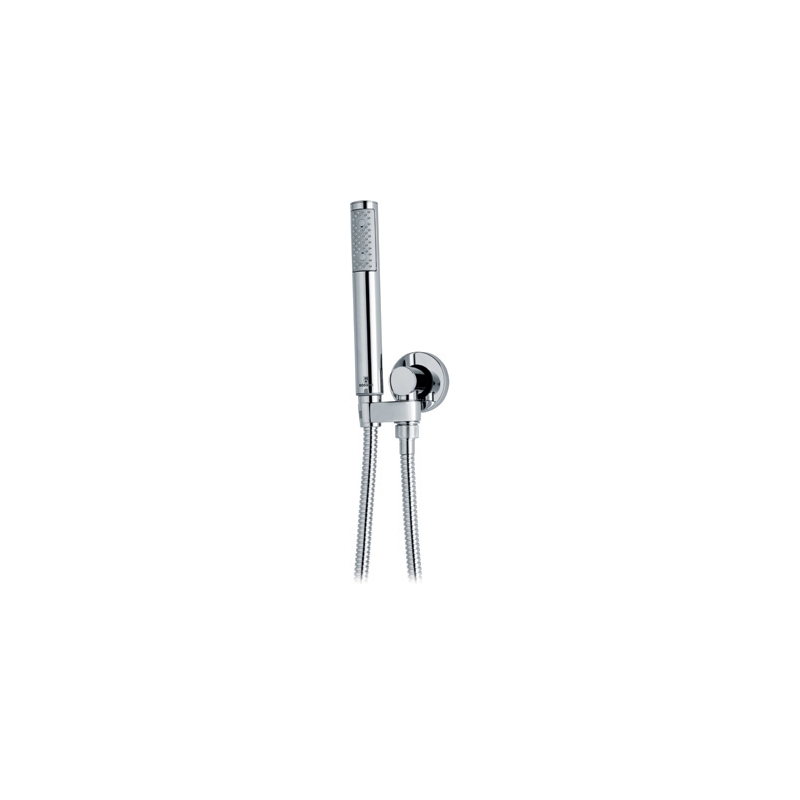 Duplex Doccia "Zen" Con Supporto Incasso + Flex Ottone "Bossini" 109-C54001