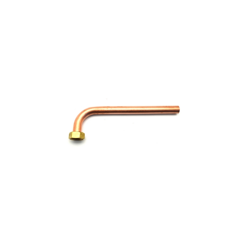 Tubo Piegato Per Caldaia Con Calotta - 1/2 X 14 - Lungh. 180 Mm 315-360G-0414