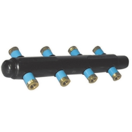 Collettore Bilaterale Fine Linea Derivazioni 8 A Saldare Pe - Diam. 50 - 120 Mm. 334-R90008-1250