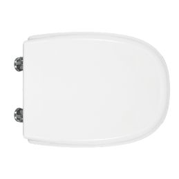 Sedile Wc Per Roca Vaso Dama Senso Forma 5 - Bianco - Cerniere C Espansion 111-22RDS-66