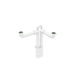 Sifone Salvaspazio Per Lavelli Cucina Galileo 2 - 1"1/2 X Diam. 40 Mm 371-B1720PP