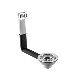 Piletta Hook Lux C/troppopieno Rettangolare - 1"1/2 X 110 371-B19210RE