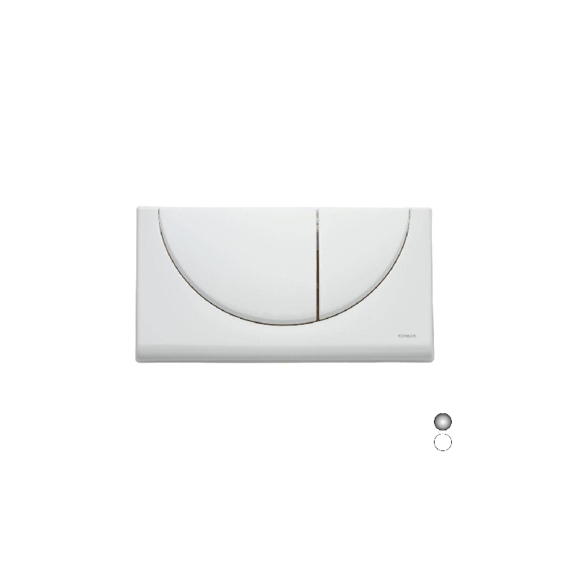 Placca 2 Tasti Viva Duo - Cromo 133-F227-203