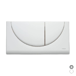 Placca 2 Tasti Viva Duo - Bianco 133-F227-556