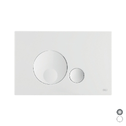 Placca Doppio Scarico Globe - Cromo Lucido 132-V1529-50