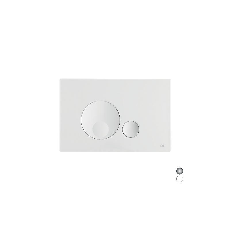 Placca Doppio Scarico Globe - Cromo Lucido 132-V1529-50