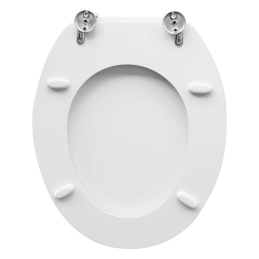Sedile Wc Per Globo Vaso Arianna Bianco Forma 1 - Bianco 111-22GAR